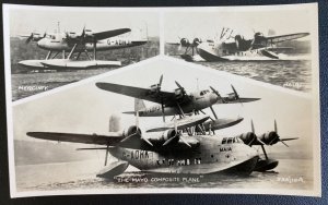 Mint England  Real Picture Postcard The Mayo Composite Plane