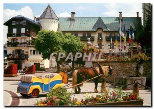 Modern Postcard Megeve Haute Savoie Calvary