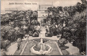 Argentina Buenos Aires Jardin Botanico Vintage Postcard C140