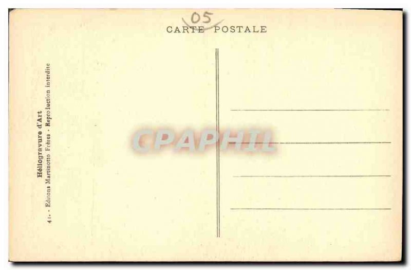 Old Postcard The Circuit du Lautaret Bridge Auris and Romanche