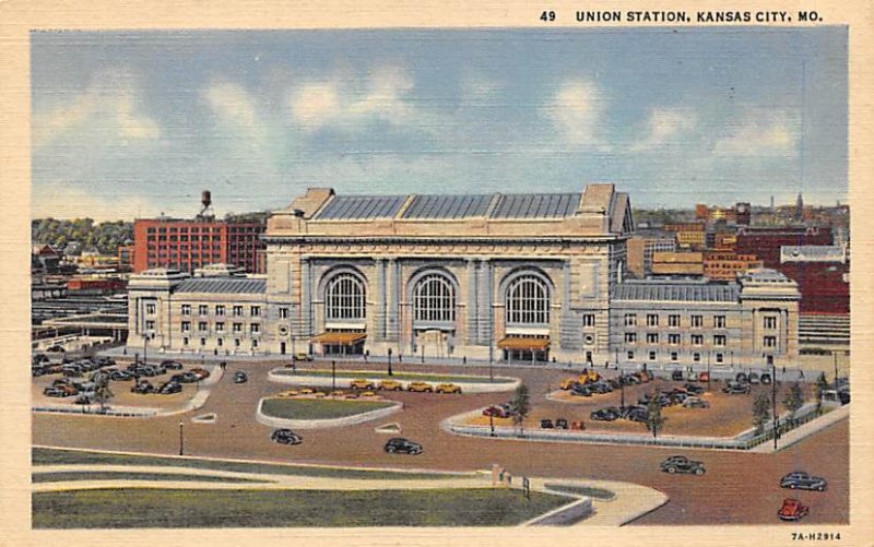 Union station Kansas City, Missouri, USA Railroad, Misc. Unused 