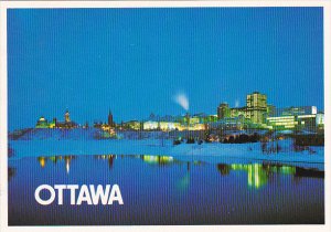 Canada Night Time View Ottawa Ontario