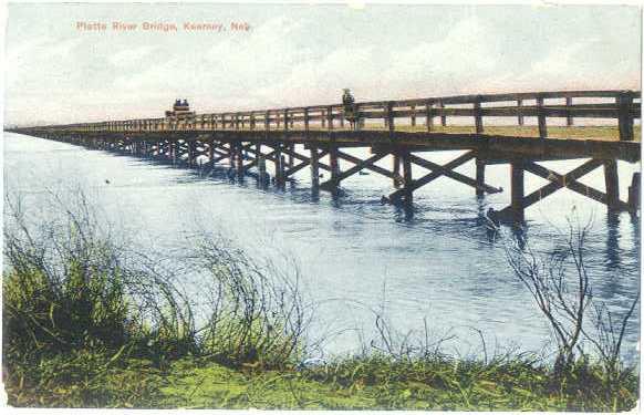 D/B Platte River Bridge at Kearney Nebraska NE