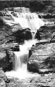 Au Sable Falls Real Photo - Grand Marais, Michigan MI