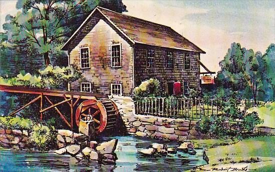 Old Stoney Brook Mill In Brewster Cape Cod Massachusetts