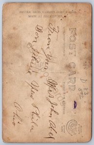 K44/ near Bridgeport Ohio RPPC Postcard c1910 Freter Brothers Studio Boy 304