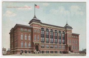 Lewiston High School Maine 1916 postcard