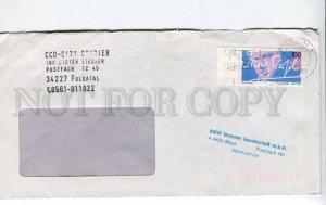 293850 GERMANY 1995 year Fuldatal real posted cover