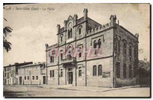 Postcard Old Saint Gilles Gard The Mayor