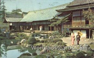 Temple Gardens Kyoto Japan 1972 