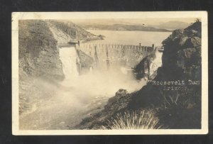 RPPC BOULDER DAM ARIZONA NOW HOOVER DAM VINTAGE REAL PHOTO POSTCARD