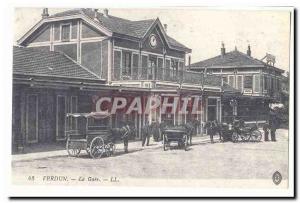 Verdun Postcard The Old Station (reproduction)