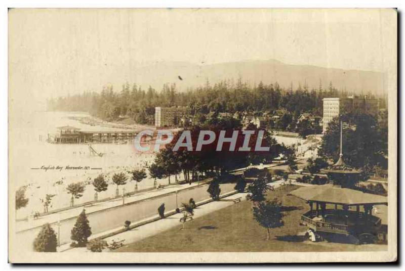 Postcard Old Englis Bay Vancouver