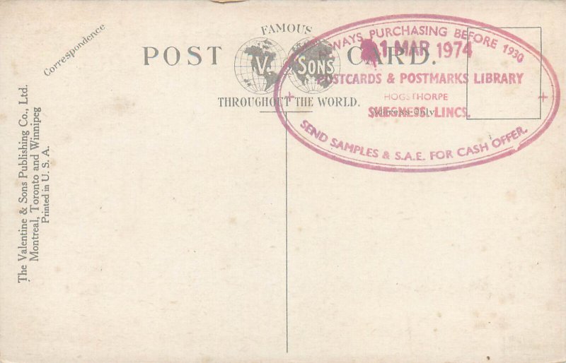 Canada Saint John, New Brunswick Bridge and Falls postcard