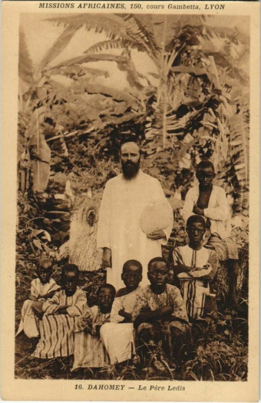 PC ETHNIC TYPES LE PERE LEDIS DAHOMEY BENIN MISSIONARIES (A23489)