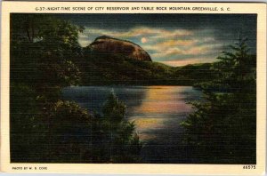 Postcard MOUNTAIN SCENE Greenville South Carolina SC AM1626