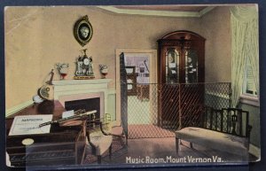 Mt. Vernon, VA - Music Room - Early 1900s