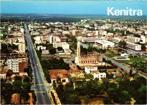 CPM AK MAROC KENITRA Vue aerienne sur l'Avenue Mohammed V (67492)