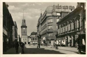 RPPC Postcard Pardubitz Pardubice Czech Republic Posted WWII