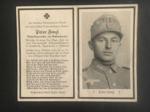 Mint WW2 Postcard Germany Army Wehrmacht Soldier Death Peter Fenzl Jesus Prays