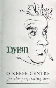 Alex Guiness Dylan Rare London O'Keefe Centre Theatre Programme