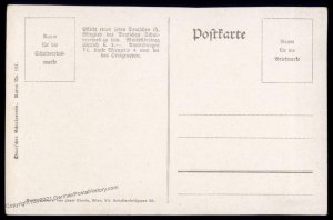 Austria Rehberg WWI German Unification DSV Patriotic Postcard UNUSED 98825