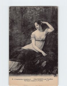 Postcard The Empress Josephine by Proudhon Malmaison France