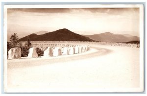 c1920's Whiteface Memorial Highway Adirondacks Wilmington NY RPPC Photo Postcard 