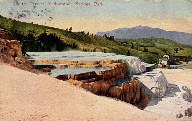 WY - Yellowstone National Park. Jupiter Terrace