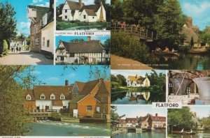 Flatford Suffolk 4x 1970s Postcard