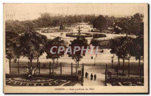 Old Postcard Angers view Generale Du Mail