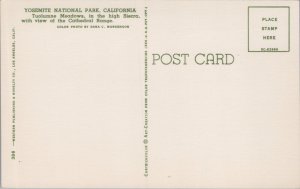 Tuolumne Meadows Yosemite National Park California Postcard C154