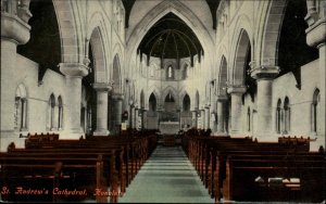 Honolulu Hawaii HI Church Interior View 1900s-10s Postcard