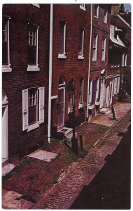 Elfreth's Alley Philadelphia Pennsylvania Forerunners of the Row-House