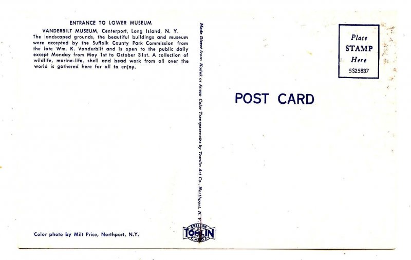 NY - Long Island, Centerport. Vanderbilt Museum