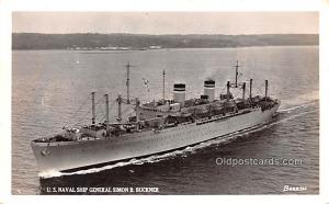 US Naval Ship General Simon B Buckner Military Battleship Unused 