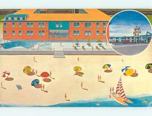 Pre-1980 HOLIDAY SANDS MOTEL Norfolk Virginia VA s8221