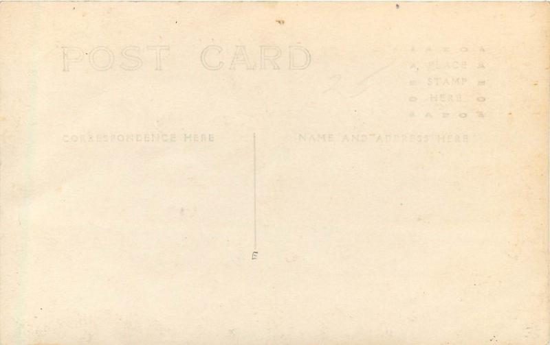 c1910 RPPC Postcard; Village Hall, Coleraine MN Itasca County unposted