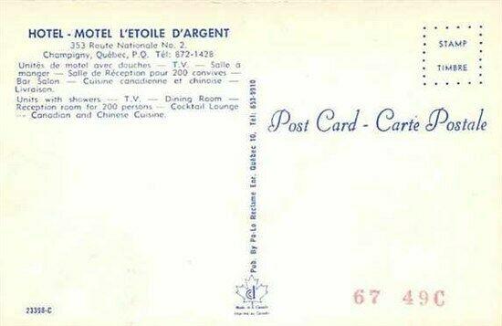 Canada, Quebec, Champigny, Hotel Motel L'etoile D'argent, Multi View