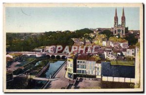 Old Postcard Niort Quai Kronstadt And Vue Generale