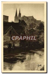 Postcard Old Chartres Matinee Spring on the banks of the Eure
