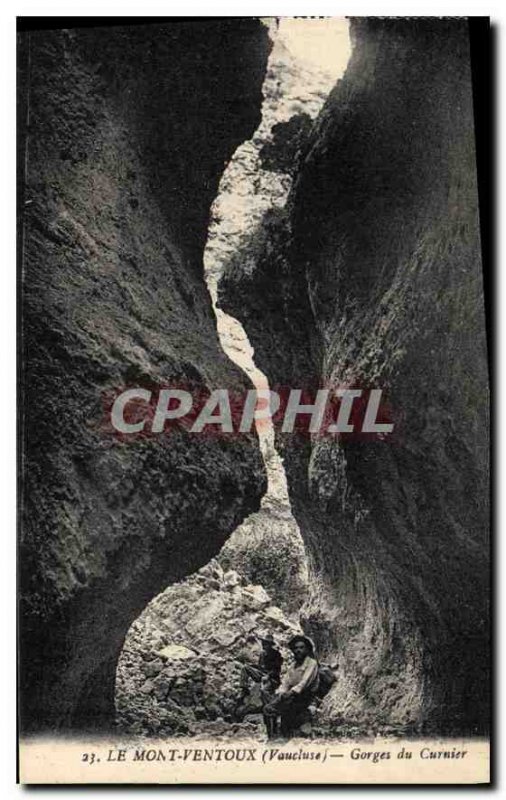 Old Postcard Mont Ventoux Vaucluse Gorges Curnier