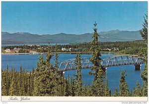Scenic View, The Nisutlin Bay Bridge, Longest Bridge on Alaska Highway, Tesli...