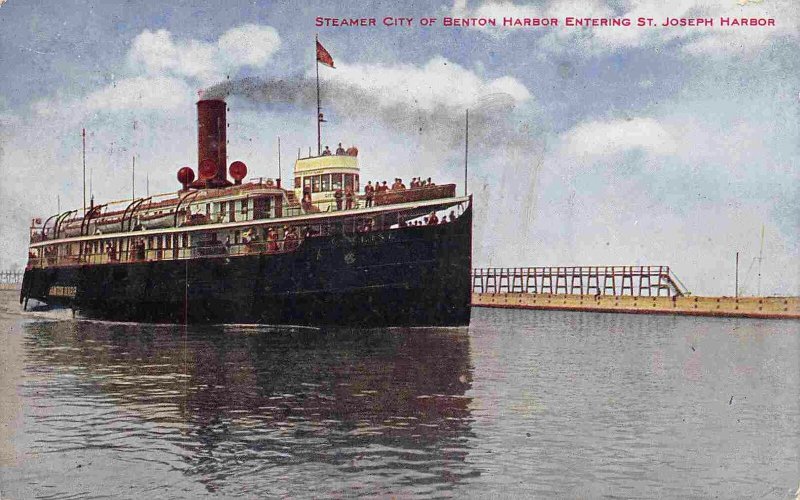 Steamer, City of Benton Harbor in St. Joseph Michigan