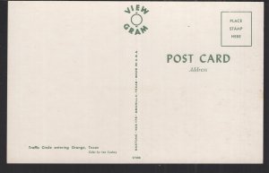 Texas - Traffic Circle entering Orange - Chrome