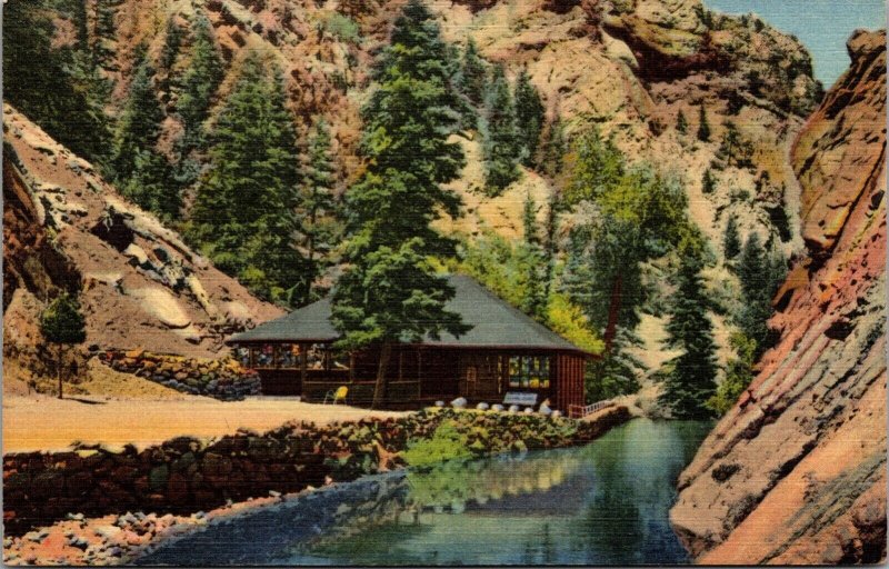 PC Trout Pool and Pavilion Seven Falls South Cheyenne Canon Colorado Springs