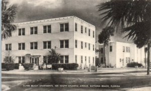 1940s Silver Beach Apartments Daytona Beach FL Postcard