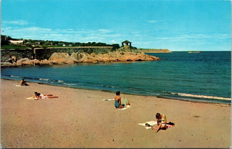 Front Beach Observatory Point Rockport Massachusetts MA VTG Postcard UNP Unused 