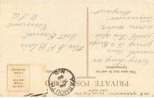 1908 Yarmouth Nova Scotia Canada Vickery Multi View Postcard 24-10221