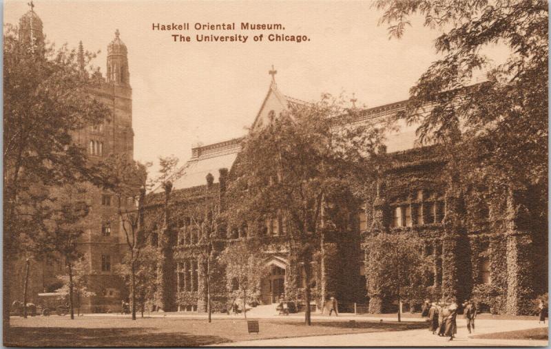 Haskell Oriental Museum University of Chicago Illinois IL Book Store Postcard F5